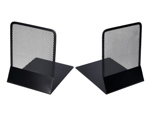 Apoia livros metalico q-connect kf15098 preto -conjunto -135x152x165 mm , Q-connect , 77867 , 5705831150980